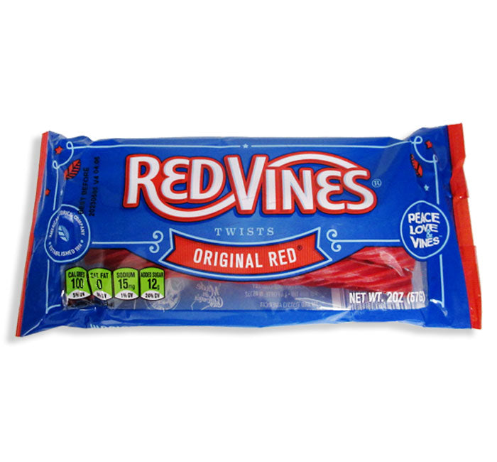 RED VINES LICORICE TWIST IN DISPLAY RED ORIGINAL Sweet As Treats NZ