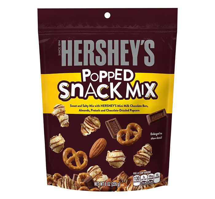 HERSHEYS PEG BAG - POPPED SNACK MIX – Sweet As Treats NZ