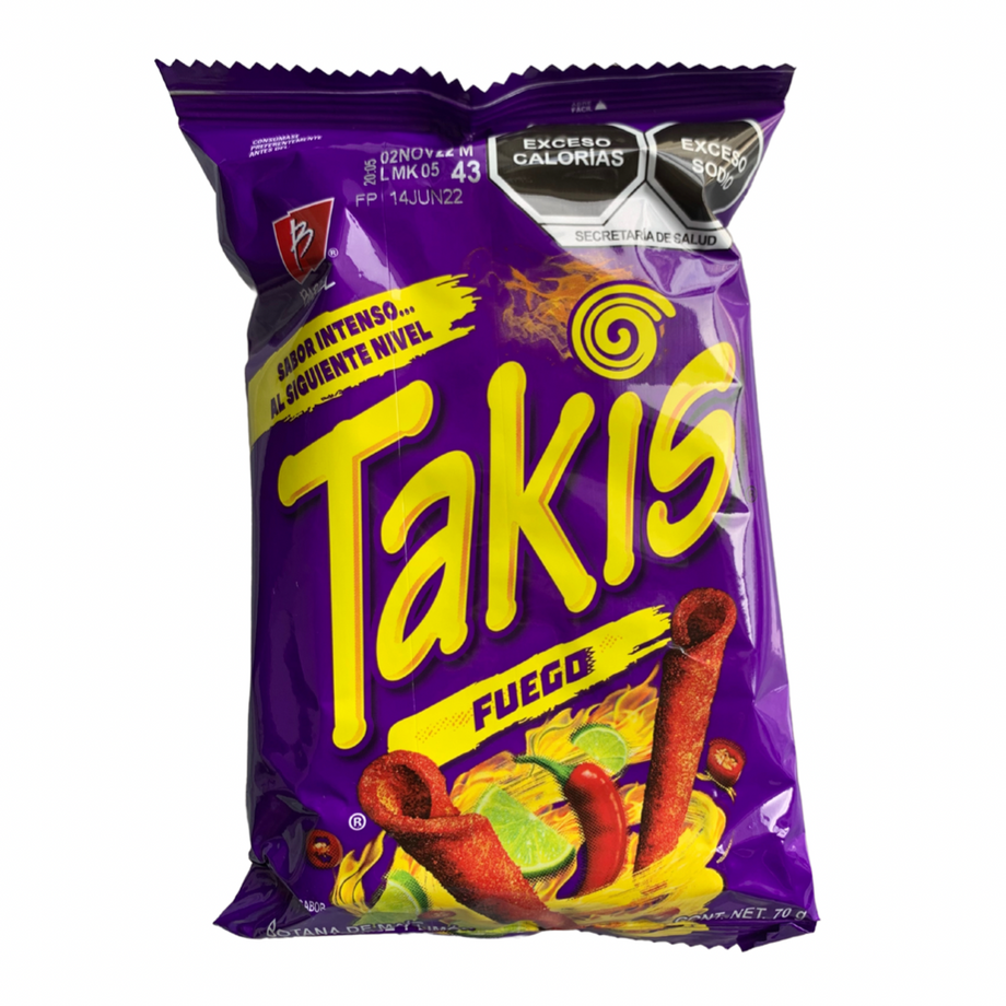 Date Takis Fuego Chips in NZ Sweet As Treats NZ