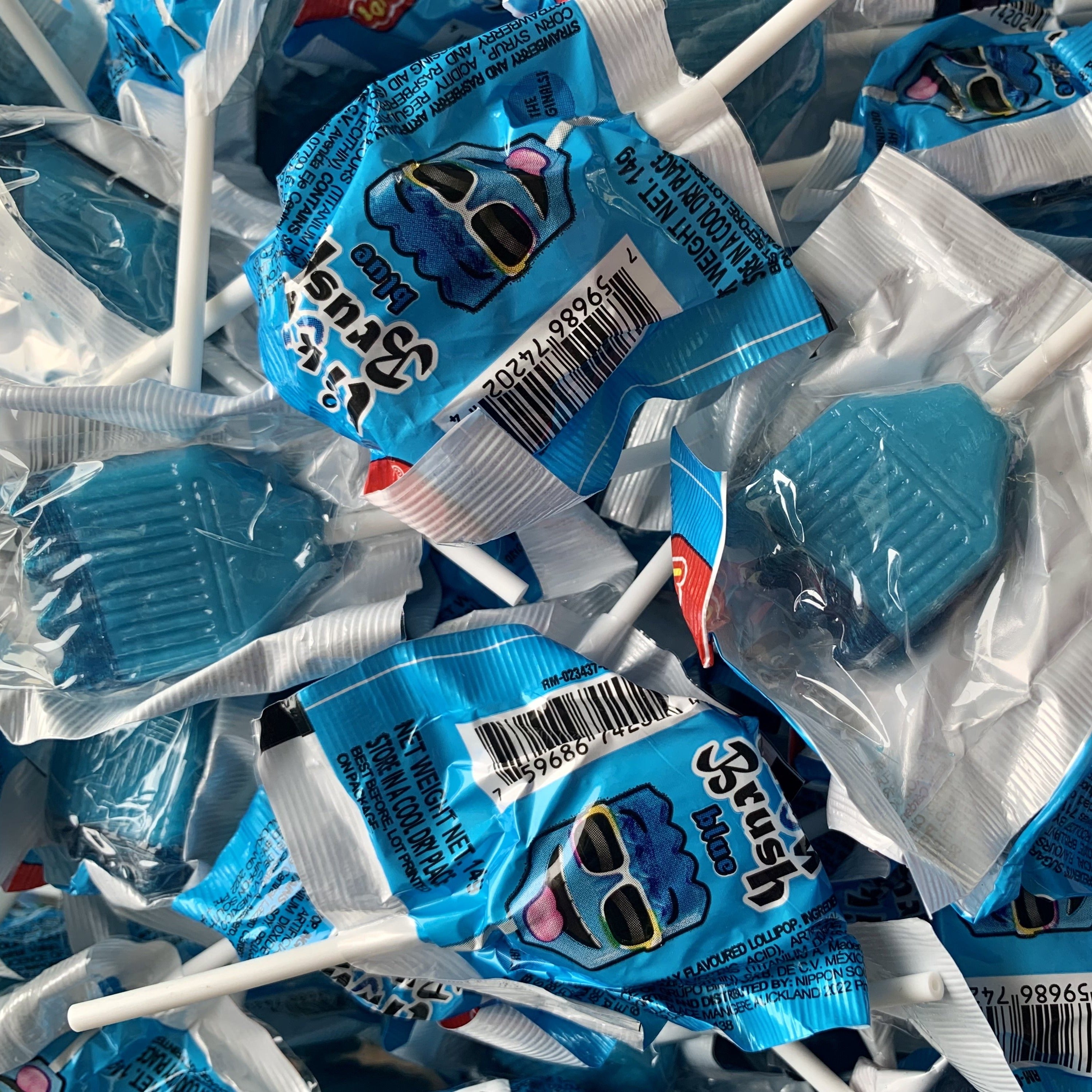Lik-A-Brush Lollipops (Blue)
